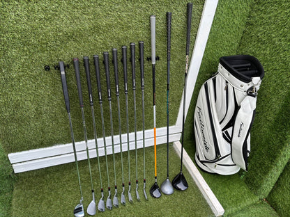 Ben Hogan Apex FTX Forged Irons (4–PW) + Titleist 3 Wood + Drivers + BRAND NEW Bag - Free P&P