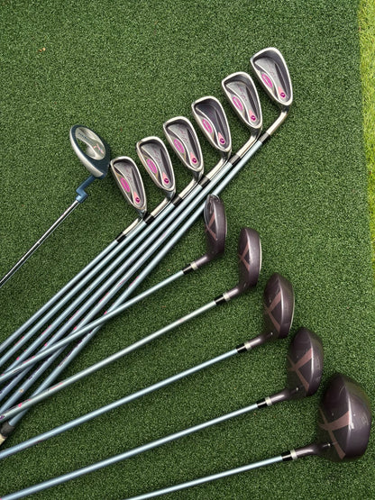 Wilson Hope LX Ladies Complete Golf Set – Matching Woods, Hybrids, 6–SW Irons, Putter & Wilson Bag