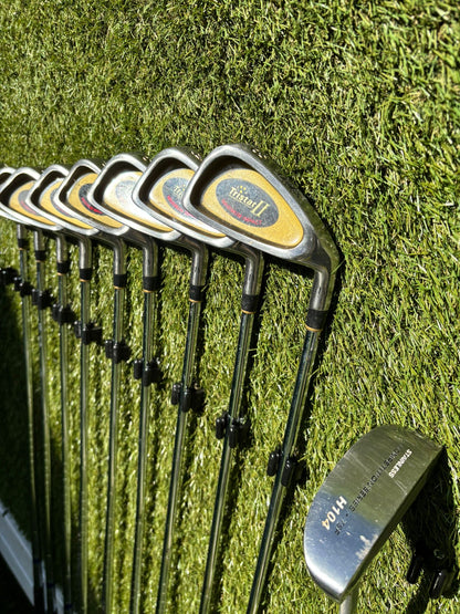 Tristar II 3–SW Irons + RAM FX Driver + Wilson Staff Cleek + Masters Stand Bag – 13 Clubs