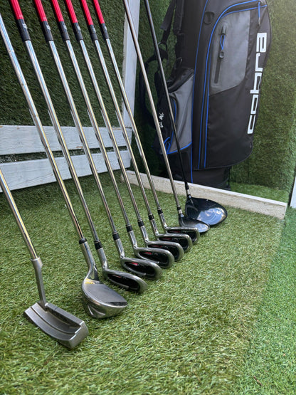 Wilson Staff Di11 Golf Set with Mizuno MX-700 Driver, Ping DSE Pengyo Putter & Cobra Stand Bag