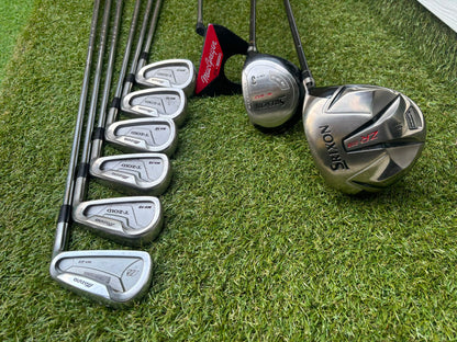 Mizuno T-Zoid / MX-23 Irons + Srixon ZR-800 Driver & W-302 3 Wood Golf Set