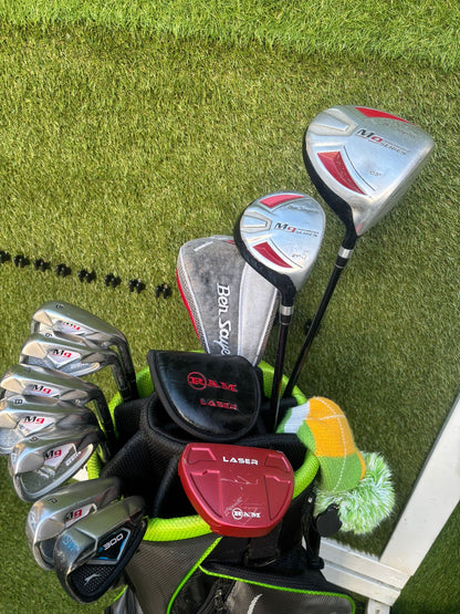 Ben Sayers M9 Full Graphite Golf Set + Forgan Bag + Matching Trolley