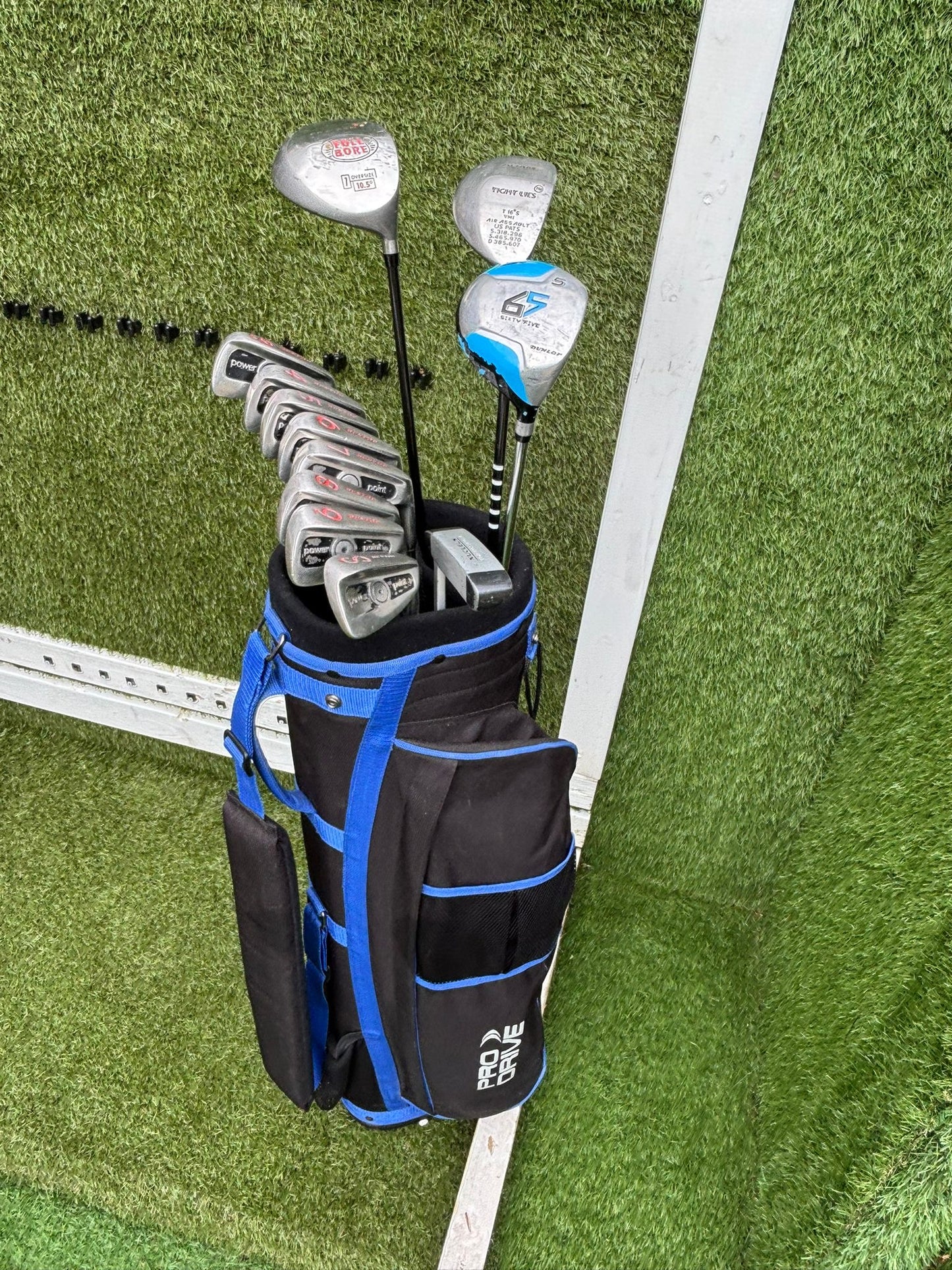 12 Club Complete Golf Set with Cavity-Back Irons & Stand Bag