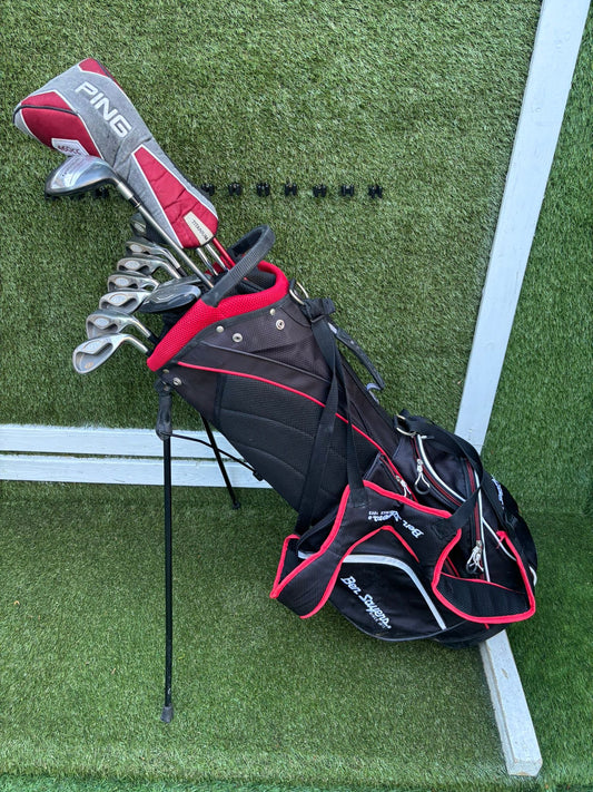 PING G15 Driver + MV2 Irons (3–SW) Full Set + TaylorMade Wood & Bag Free P&P