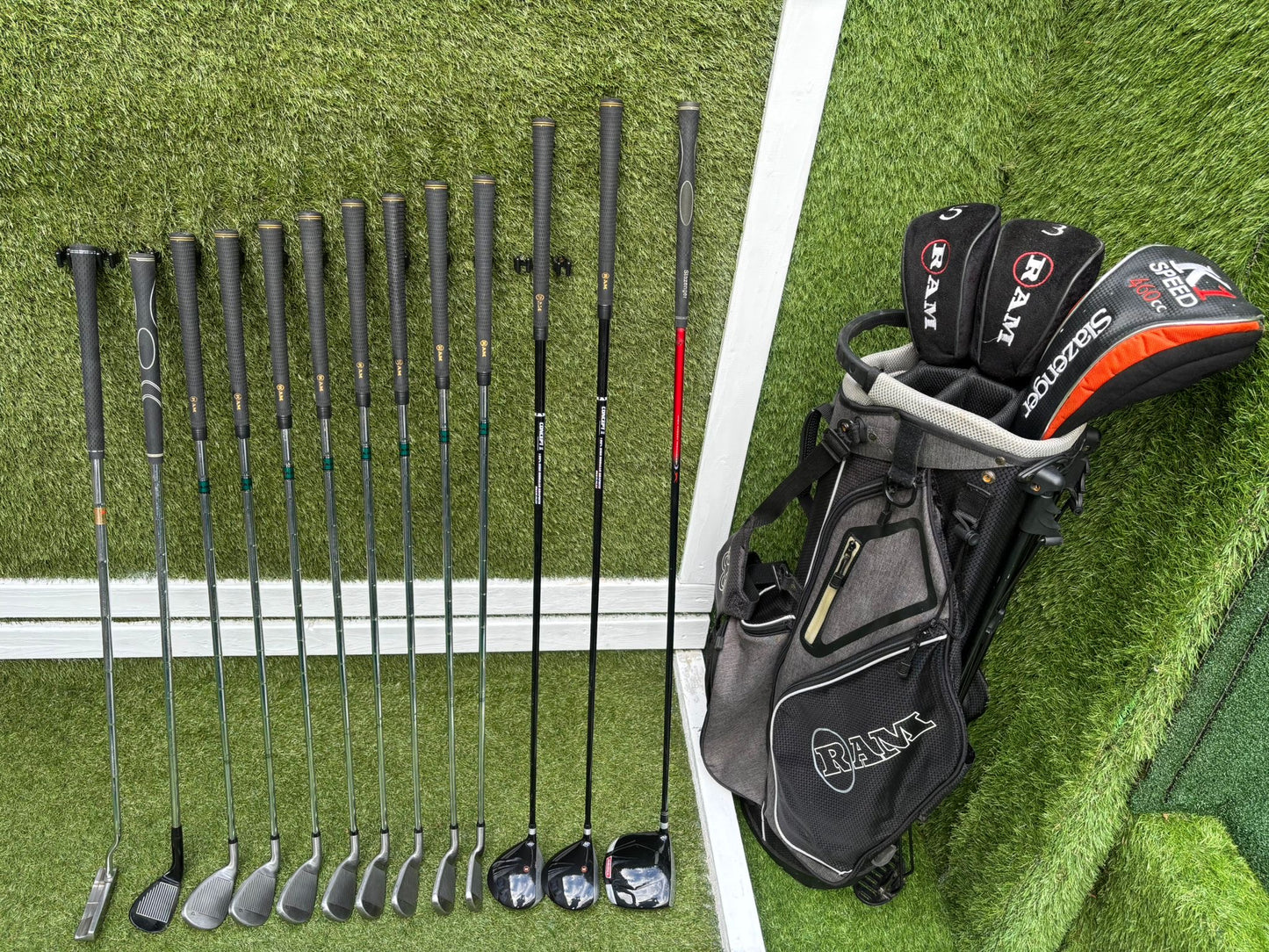 RAM Concept II Complete Golf Set – 13 Clubs & RAM Stand Bag