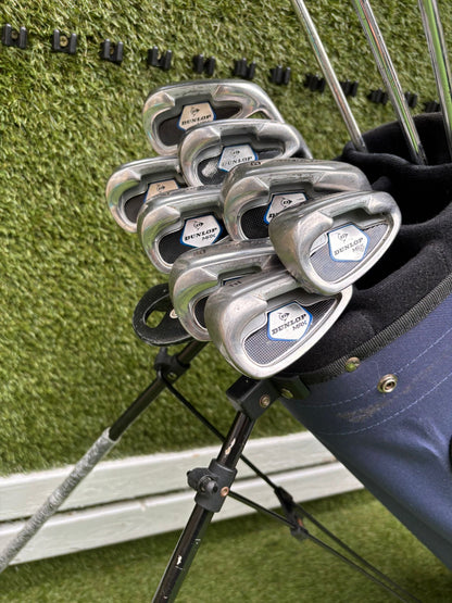 Dunlop MPX Golf Set with Matching MX II Woods, Confidence HC7 Putter & Dunlop Stand Bag