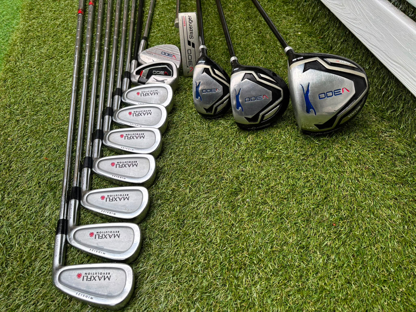 Maxfli Revolution Irons & Slazenger V300 Complete Golf Set