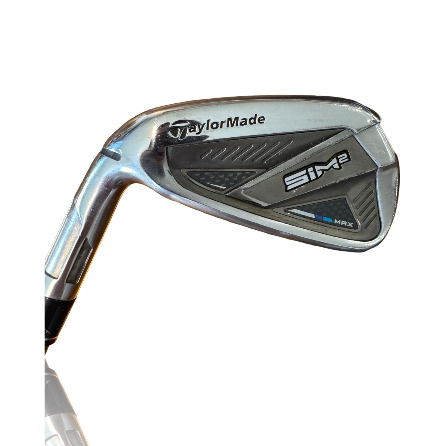 Taylormade Stunning Sim 2 Max Irons Set Left Handed Graphite Shafts Reg Flex 5-PW & SW Recently Fitted Grips