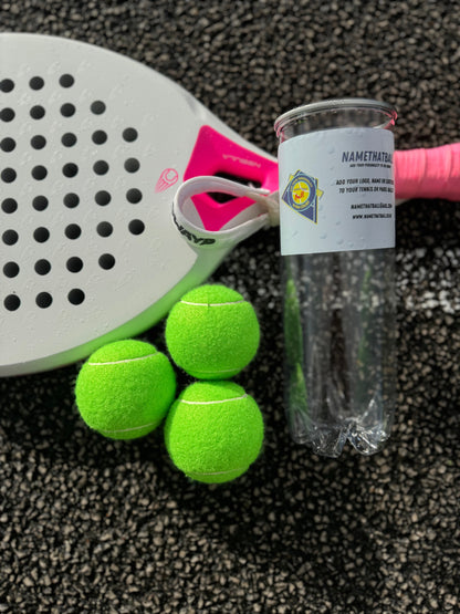 Namethatball - Customised Colourful Padel balls - GREEN