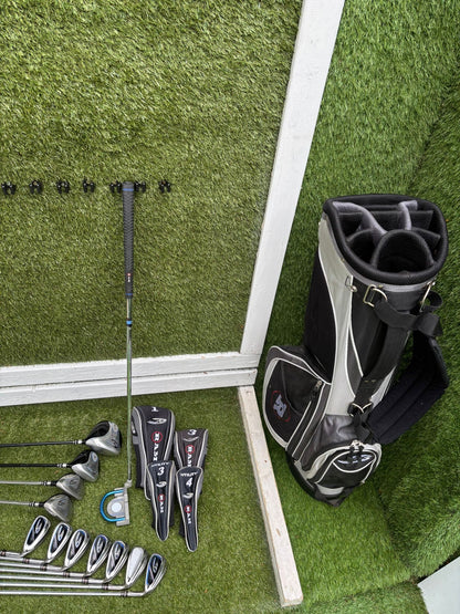 RAM Concept SG Full Golf Set 5–SW + 460cc Driver, Hybrids, Putter & Cart Bag