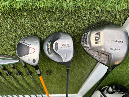 Ben Hogan Apex FTX Forged Irons (4–PW) + Titleist 3 Wood + Drivers + BRAND NEW Bag - Free P&P