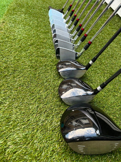 Ben Hogan Apex Edge Pro Forged Golf Set | Cobra FLY-XL Driver | Rife RG7 Putter | PING Traverse Cart Bag