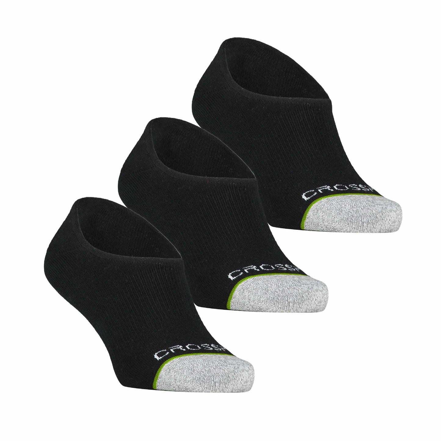 3-pack: Original Men's No Show Socks - Black