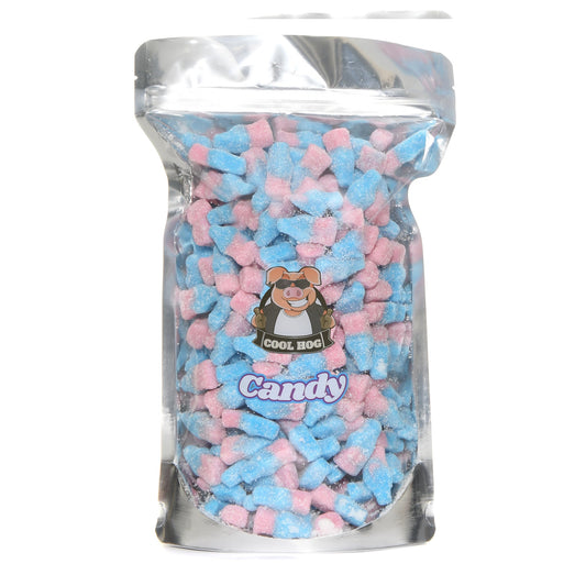 Vegan Fizzy Bubblegum Bottles Candy Resealable Bag - 1KG