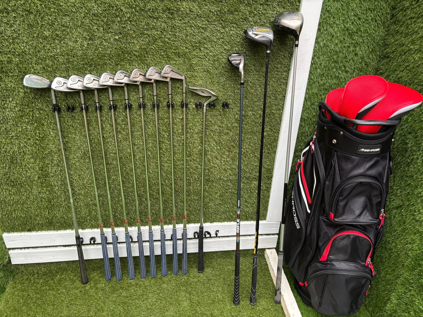 Wilson 1200LT Full Golf Set – 3-SW + Woods + Hybrid + Putter + Bag £169.00 Delivered