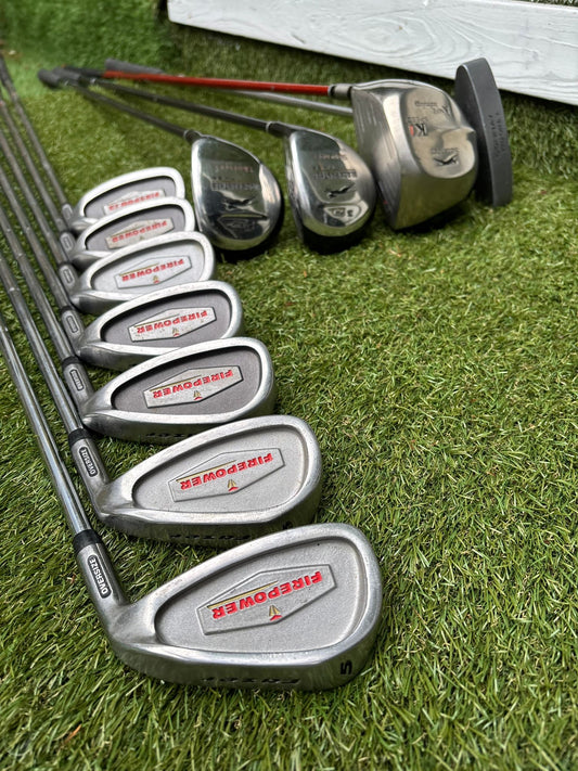Fazer FirePower Irons 5-SW + Slazenger Woods + Waterproof Stand Bag