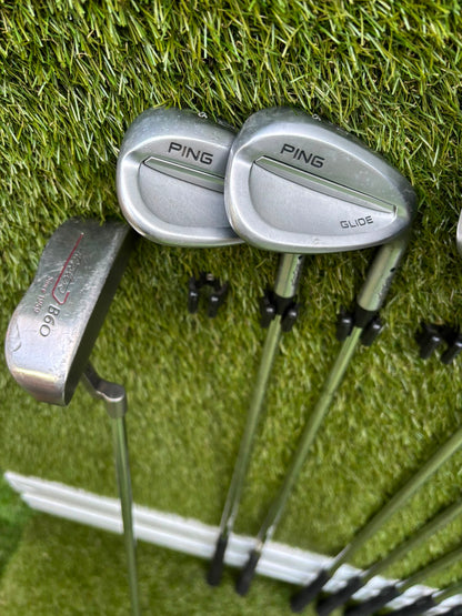 Ping G15 Complete Golf Set + Rapture Driver, Glide Wedges & Cobra Cart Bag