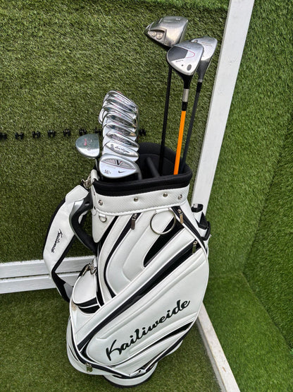 Ben Hogan Apex FTX Forged Irons (4–PW) + Titleist 3 Wood + Drivers + BRAND NEW Bag - Free P&P