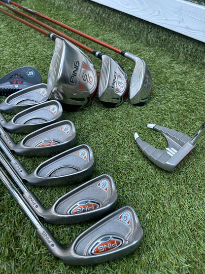 🔥 Ping G10 Full Set (5–PW + SW) + G10 Driver / 4 Wood / Hybrid + Ping Stand Bag