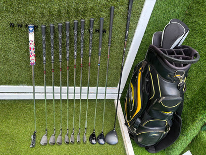Wilson 1200 CG Golf Set with X31 Driver, RAM Hybrid & Powakaddy Cart Bag