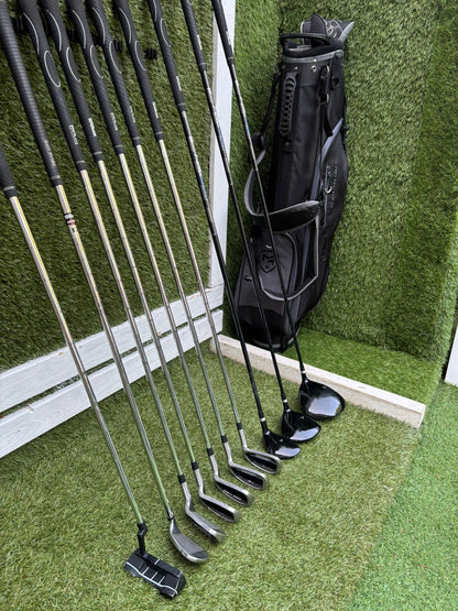 Wilson 1200 TPX Golf Set with Hybrid, Deep Red Wedge & Brand New Stand Bag - Free Delivery