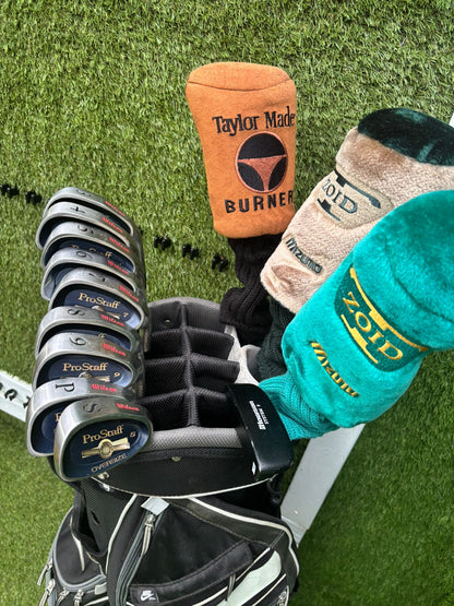 Wilson ProStaff Oversize 3–SW + New & Unused Woods + Howson Putter + Nike Bag (13-Piece Set)