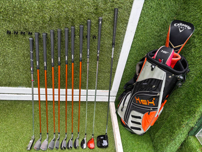 Hippo XXL Golf Set with Callaway FT-i Draw Driver, TaylorMade Rescue & Hex Stand Bag