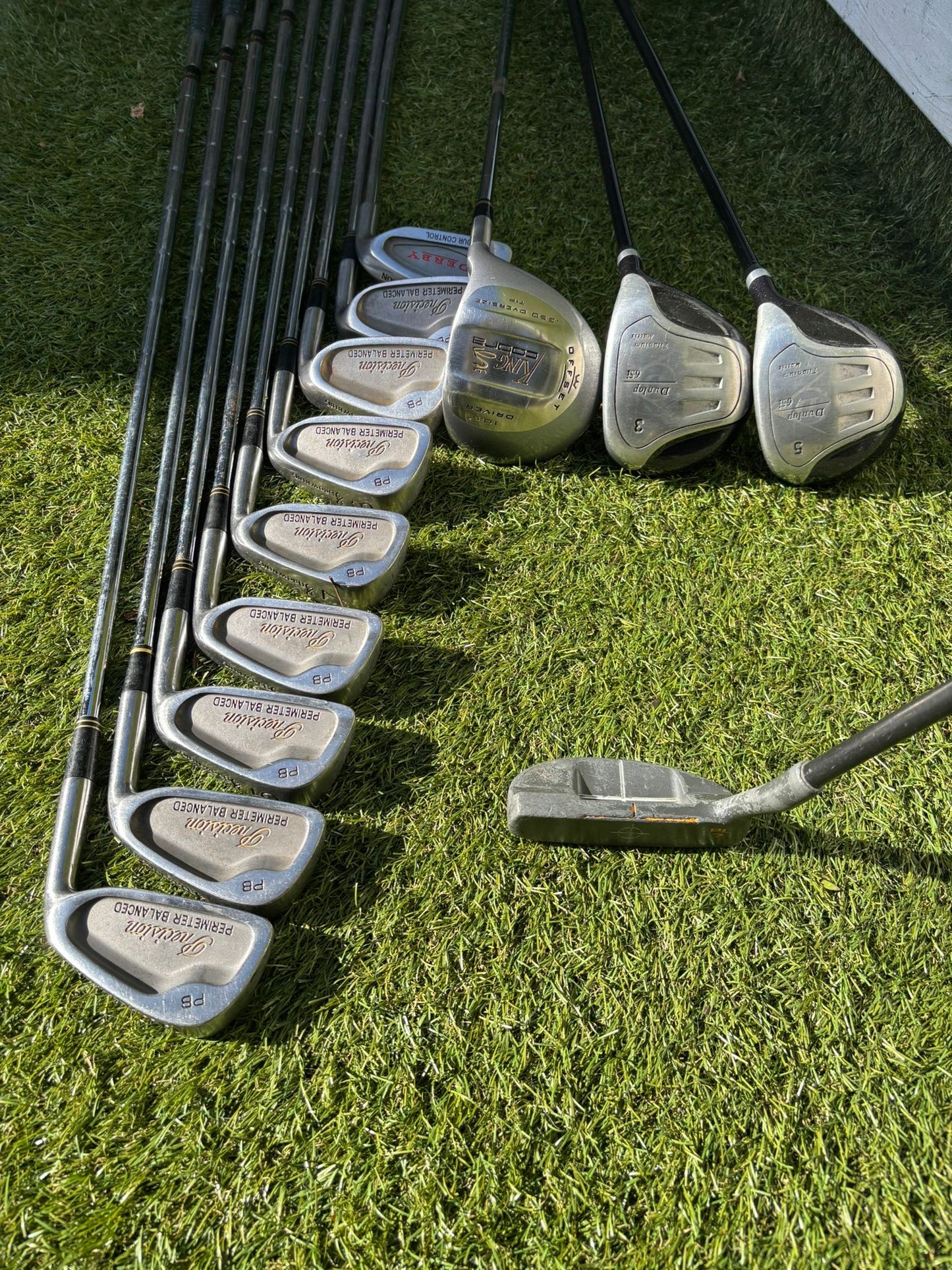 Browning 3–SW Irons + Cobra Driver + Dunlop 3 & 5 Wood + Ben Sayers Bag – 13 Clubs