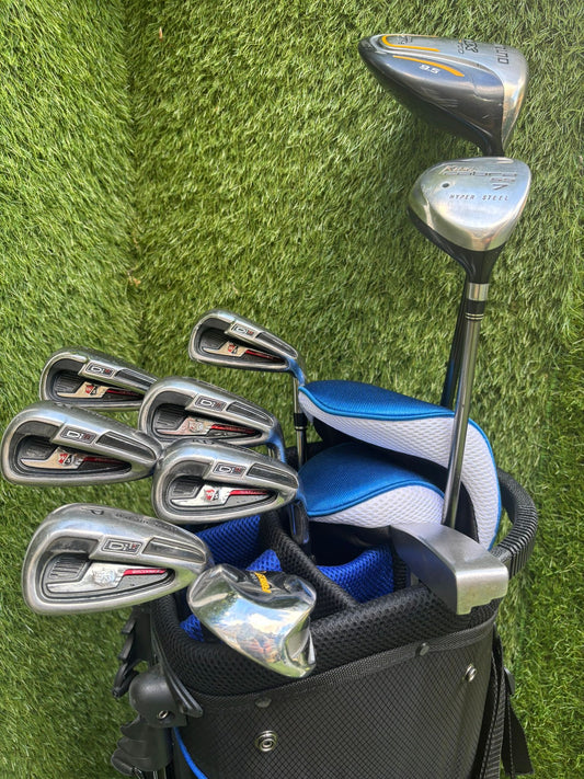 Wilson Staff Di11 Golf Set with Mizuno MX-700 Driver, Ping DSE Pengyo Putter & Cobra Stand Bag