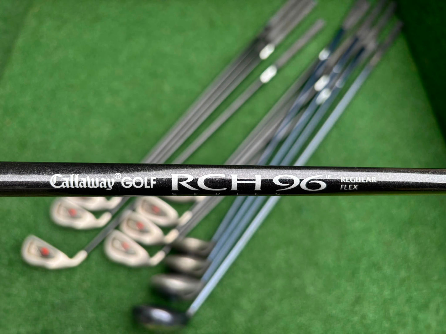 Callaway Big Bertha Left-Handed Golf Set – 3–SW Graphite Irons + 2 Drivers, 3 & 5 Woods