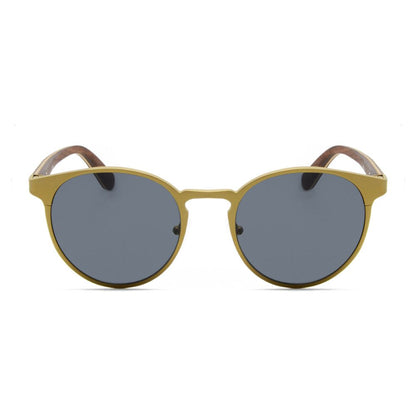 Perfect Storm - Titanium & Wood Sunglasses