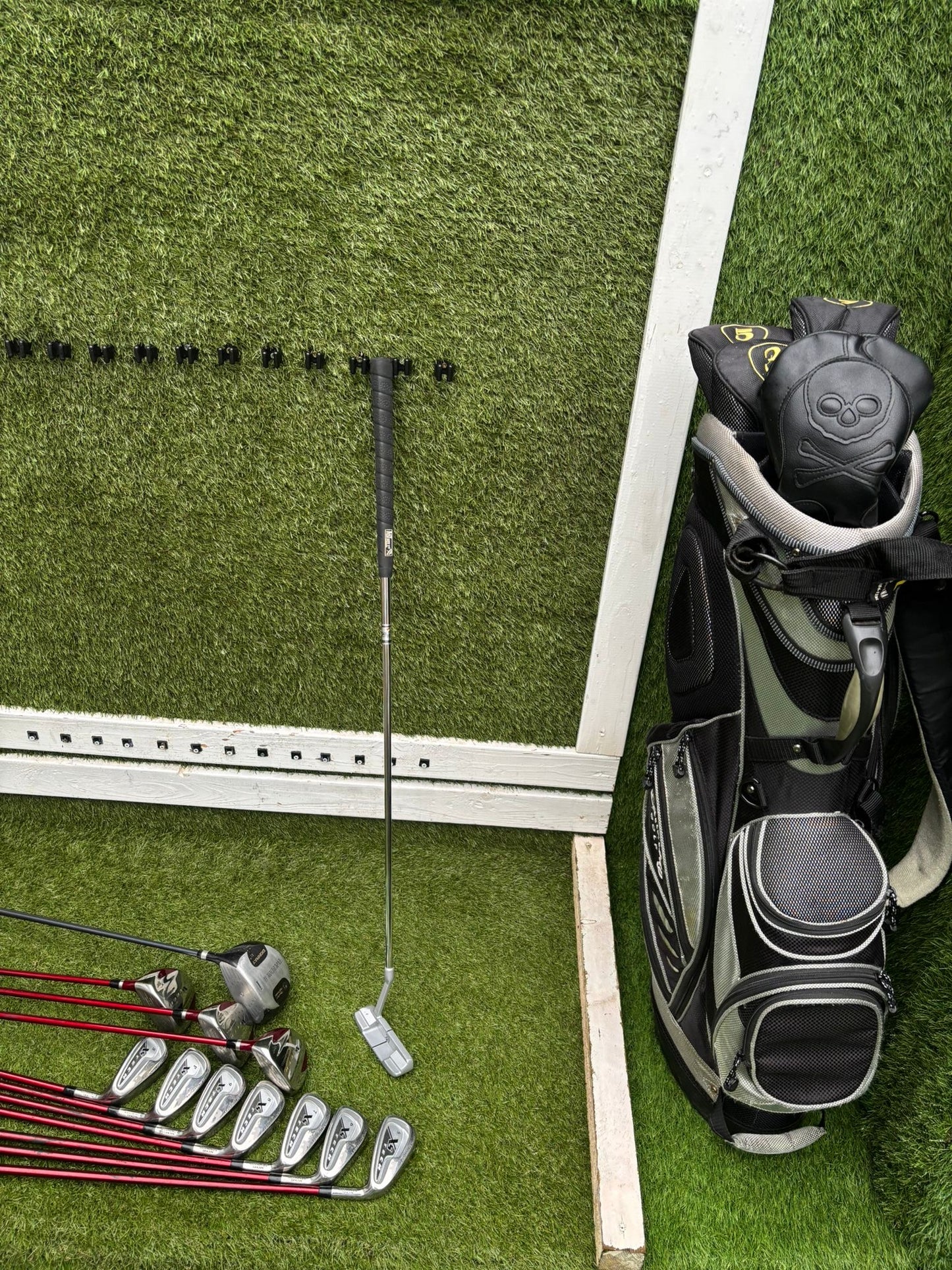 Golden Bear Irons + Xs Tech Woods + Donnay Driver + Callaway Stand Bag – 12-Club Golf Set