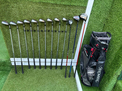 Slazenger Big Eze Complete Golf Package – Wilson 5 Wood, Hybrid, Dunlop Putter & Stromberg H2O Proof Waterproof Bag