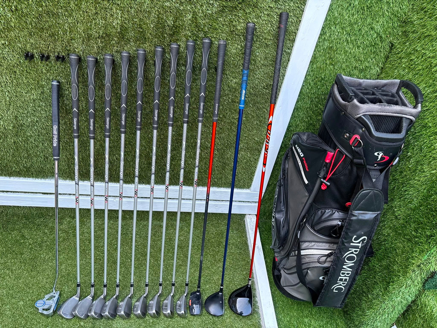 Slazenger Big Eze Complete Golf Package – Wilson 5 Wood, Hybrid, Dunlop Putter & Stromberg H2O Proof Waterproof Bag