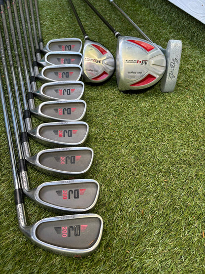 Howson DJ 200 Oversize Irons 3-SW + Ben Sayers M9 Woods & New Benross Bag