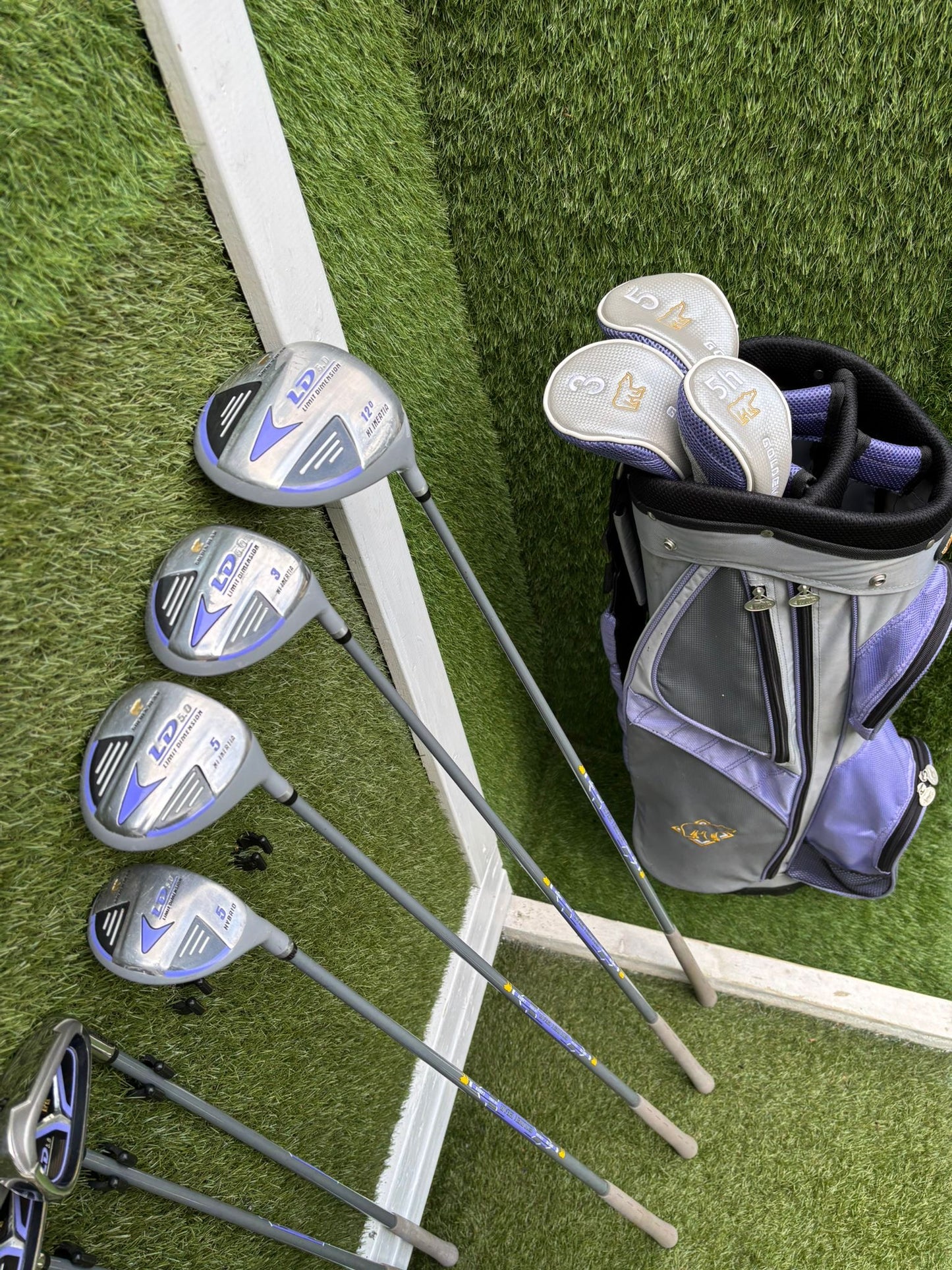 Ladies Golden Bear LD 5.0 Full Golf Set (6–PW + 3 Wedges + Driver + Woods + Hybrid + Bag)
