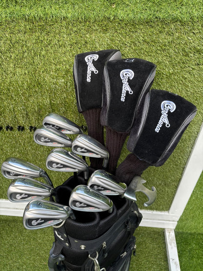 Confidence CG460 3–SW Irons, 10.5° Driver, 3 & 5 Woods, Putter & Matching Bag – Unused Condition