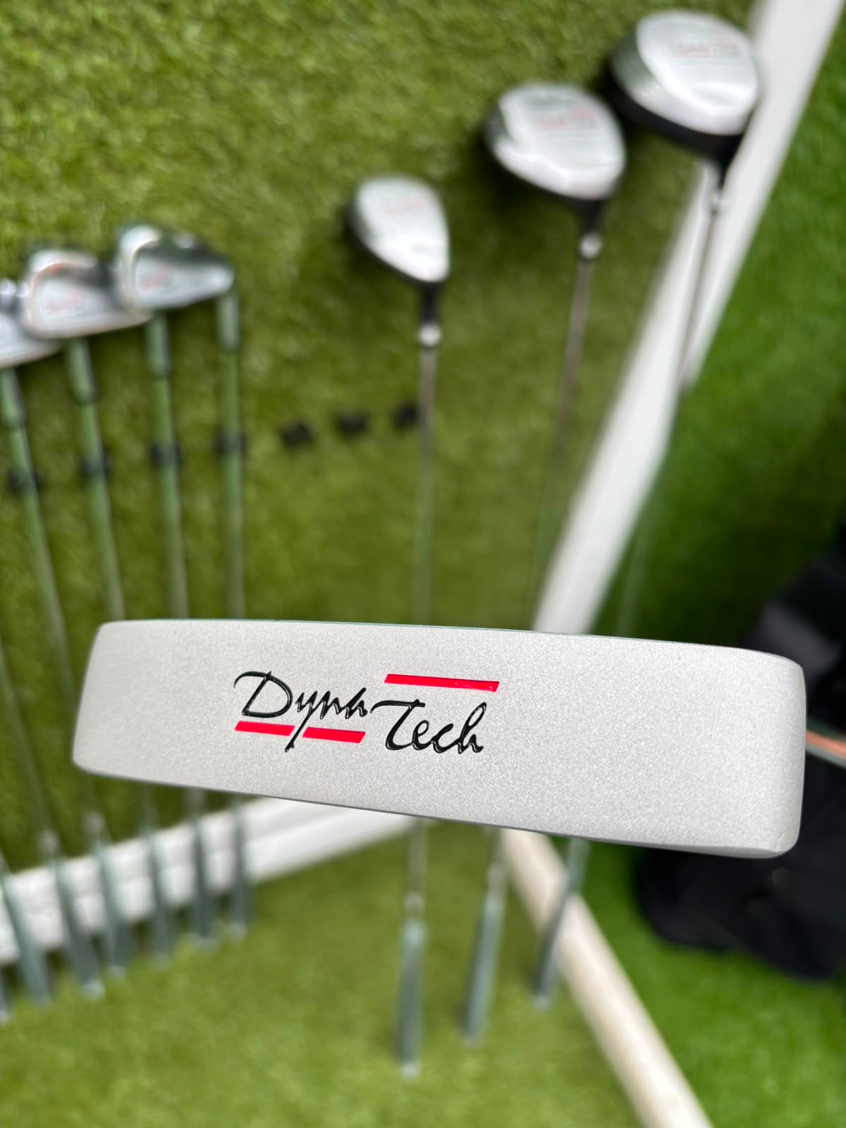 Unused and Boxed Dyna-Tech “Tech Force” Full Golf Set (5–SW) + Driver, 3 Wood, Hybrid + Bag