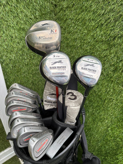 Fazer FirePower Irons 5-SW + Slazenger Woods + Waterproof Stand Bag