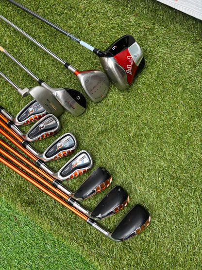 Hippo XXL Golf Set with Callaway FT-i Draw Driver, TaylorMade Rescue & Hex Stand Bag