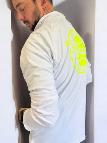 PERFORMANCE 1/4 ZIP ACE TOP - WHITE