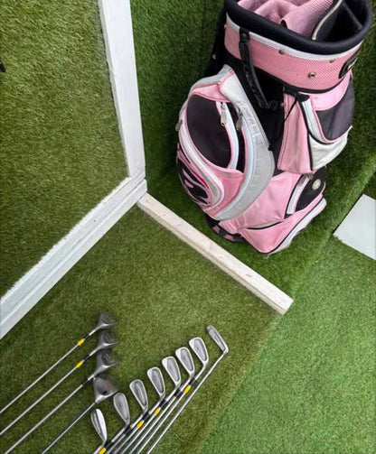 Wilson Berg HT Ladies Golf Set with Callaway Big Bertha War Bird Driver & Cart Bag Free P&P