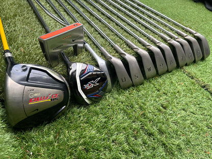 PING G5 Irons, Callaway XR 5 Wood, Nike SQ Dymo Driver, Vokey Wedge & Brand New Waterproof Stand Bag Golf Set