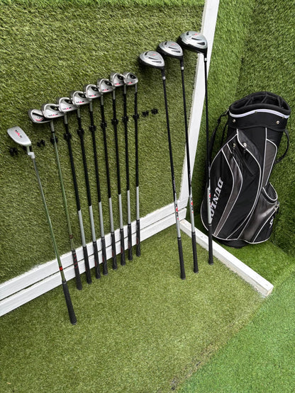 Dunlop MAX Complete Golf Set – 420cc Titanium Driver, Matching Irons & Dunlop Bag