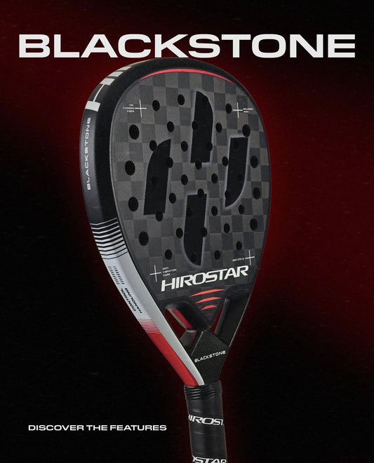 Hirostar Blackstone 18K Carbon Fiber Padel Racket EVA Core