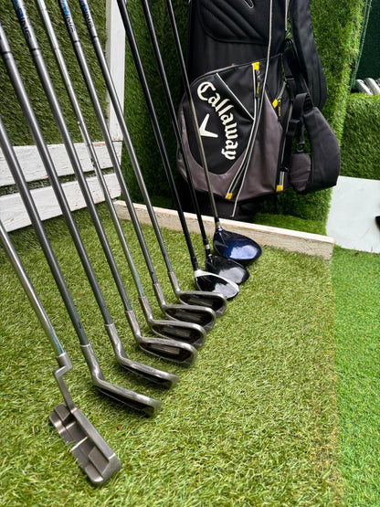 Ping G30 Graphite Irons 6-U, TaylorMade M4 Rescue, Nike SQ Driver & Callaway Stand Bag Stunning Set