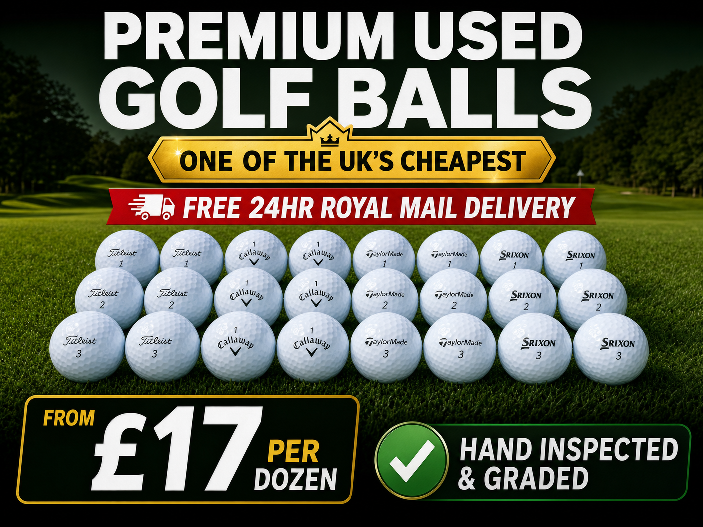 Affordable Golf Balls With Free Delivery!
