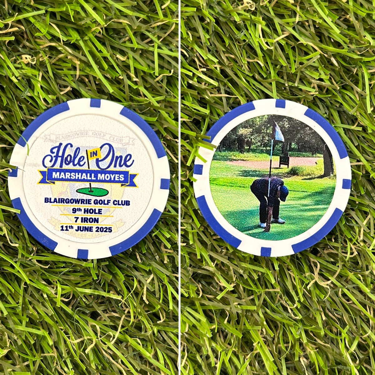 Hole in One Celebratory Poker Chip