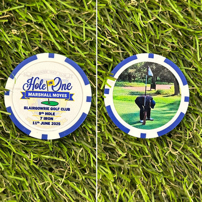 Hole in One Celebratory Poker Chip
