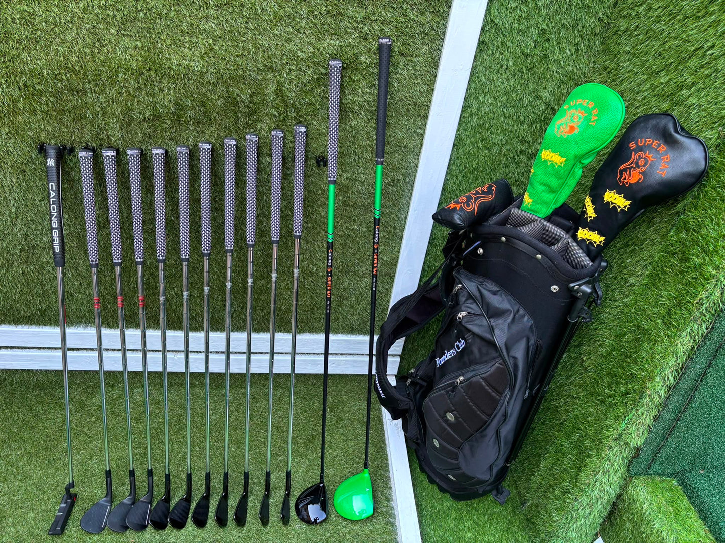 Calong Super Rat Complete Golf Package – Founders Club Stand Bag